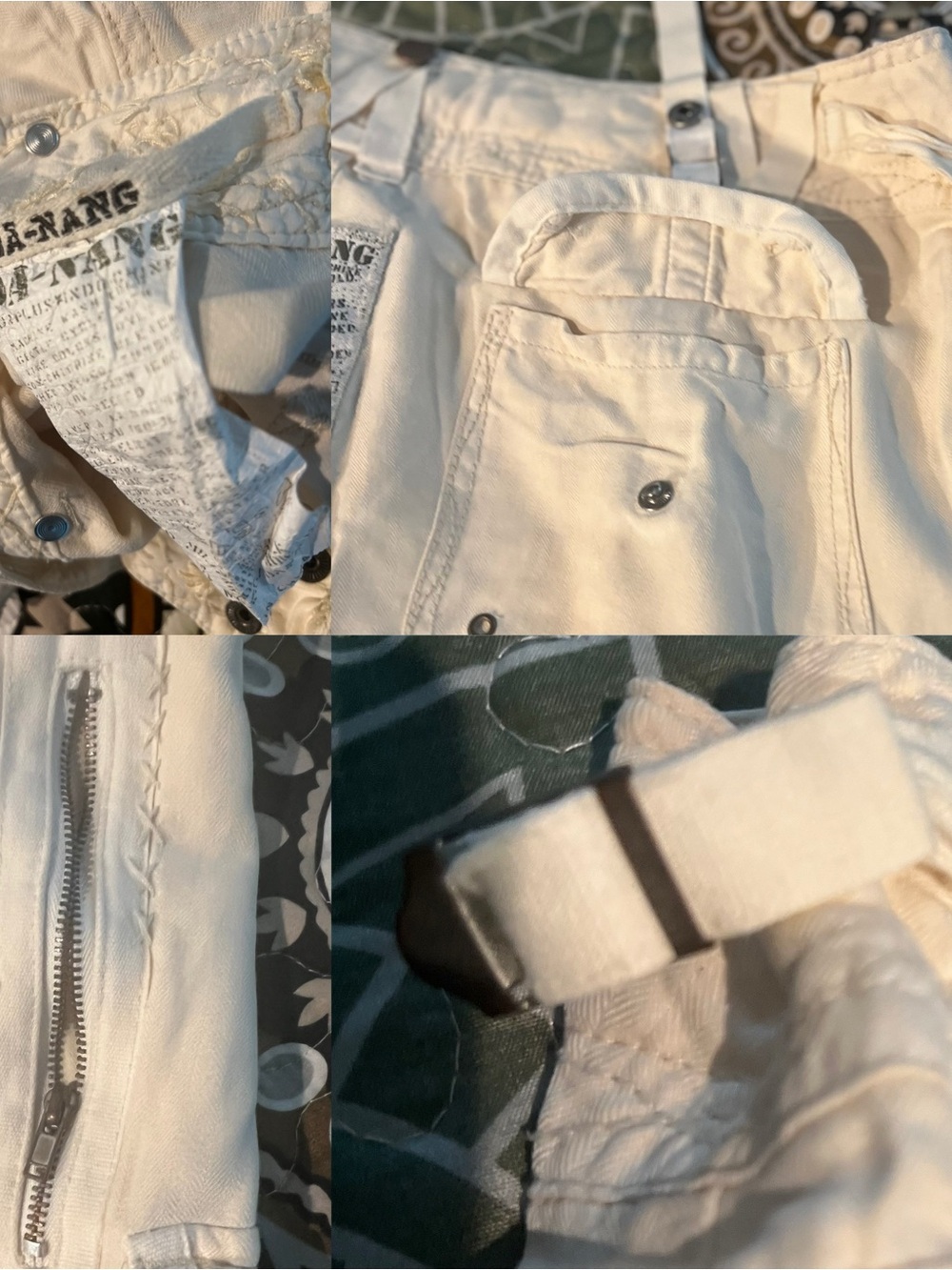 Da-Nang Beige Women's Cargo Shorts - Picture 7 of 7